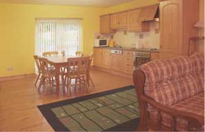 Kitchen with French Doors to Garden